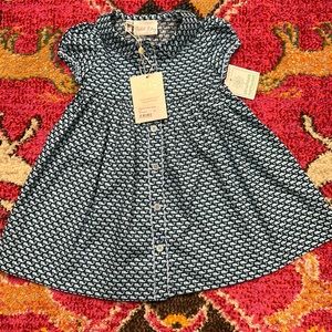 Rachel Riley whale dress -18 mo